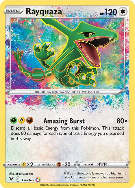 Rayquaza - SWSH04: Vivid Voltage - #138/185