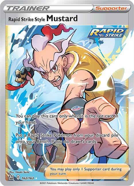 Rapid Strike Style Mustard (Full Art) - SWSH05: Battle Styles - #162/163