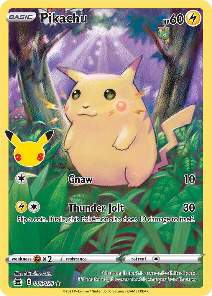 Pikachu - Celebrations - #005/025