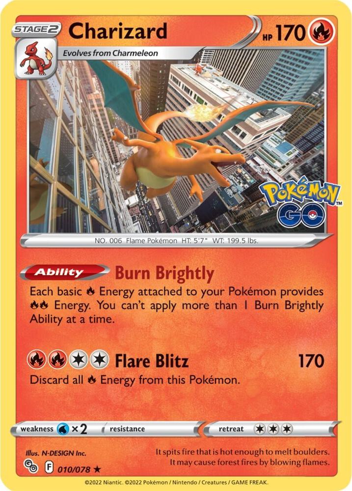 Charizard - Pokemon GO - #010/078