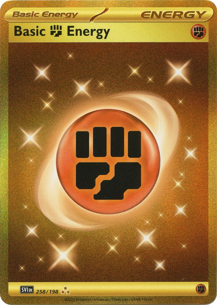 Basic Fighting Energy - 258/198 - SV01: Scarlet & Violet Base Set - #258/198