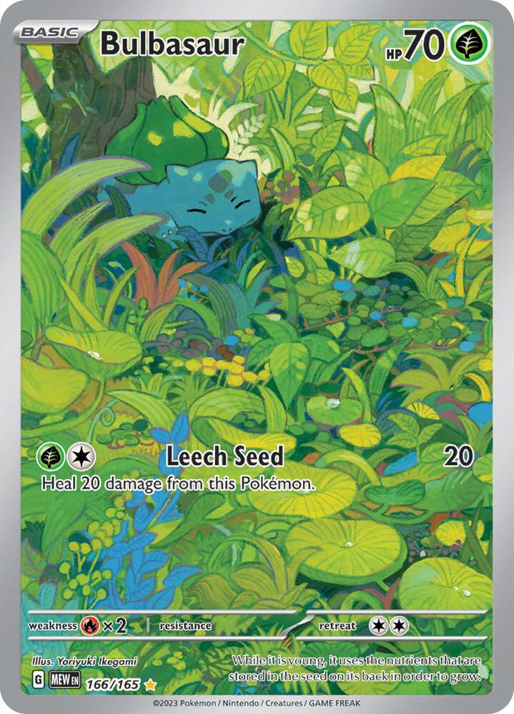 Bulbasaur - 166/165 - SV: Scarlet & Violet 151 - #166/165