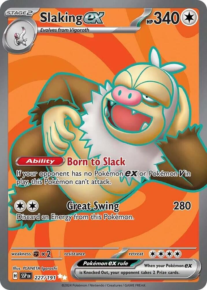 Slaking ex - 227/191 - SV08: Surging Sparks - #227/191