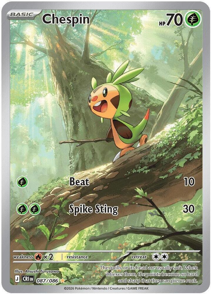 Chespin - 087/086 - ME04: Chaos Rising - #087/086
