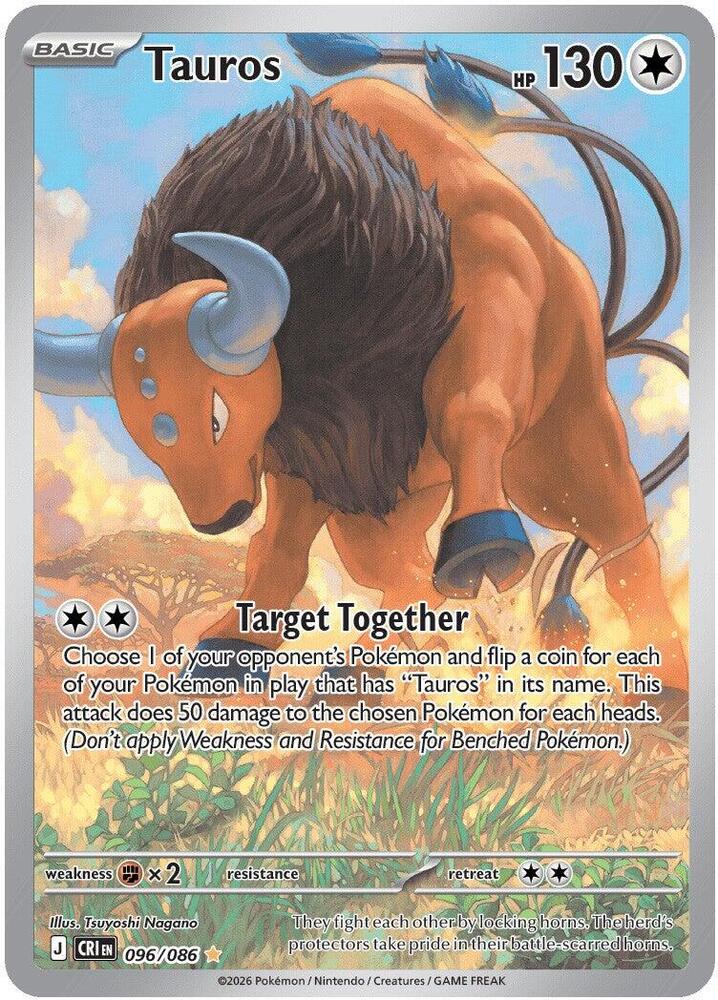 Tauros - 096/086 - ME04: Chaos Rising - #096/086