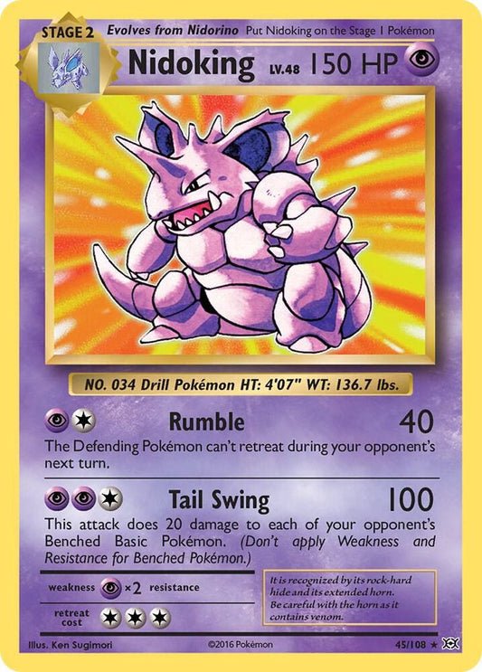 Nidoking - XY - Evolutions - #45/108