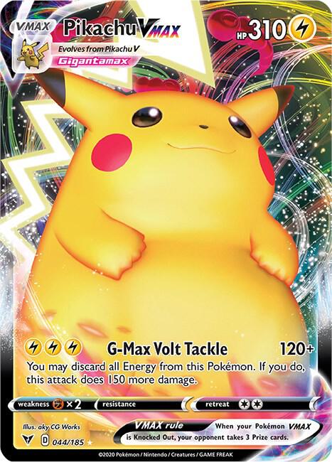 Pikachu VMAX - SWSH04: Vivid Voltage - #044/185