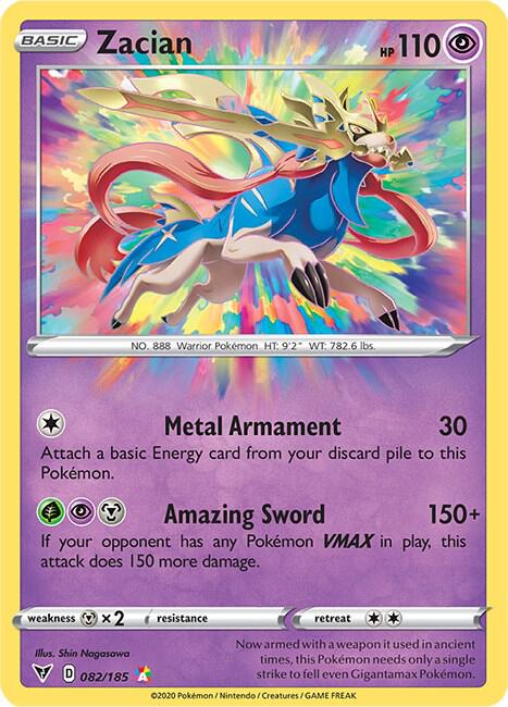 Zacian - SWSH04: Vivid Voltage - #082/185