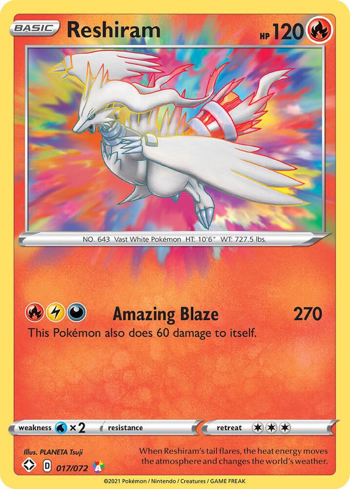 Reshiram - Shining Fates - #017/072