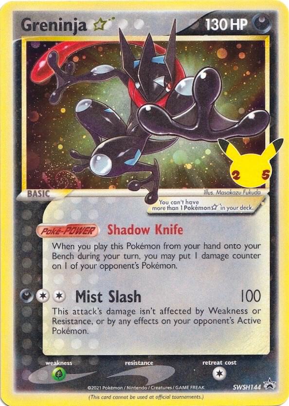 Greninja Star - SWSH: Sword & Shield Promo Cards - #SWSH144