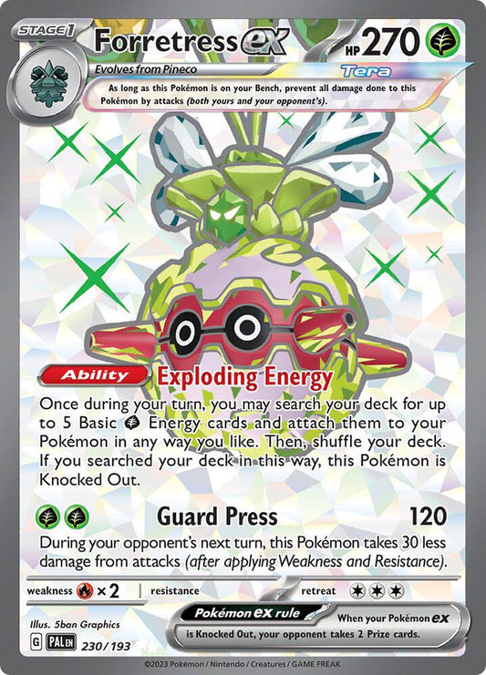 Forretress ex - 230/193 - SV02: Paldea Evolved - #230/193
