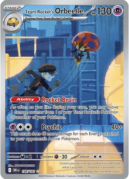 Team Rocket's Orbeetle - 198/182 - SV10: Destined Rivals - #198/182