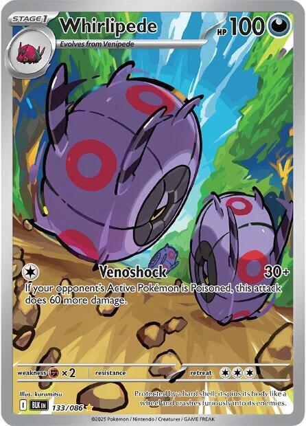 Whirlipede - 133/086 - SV: Black Bolt - #133/086