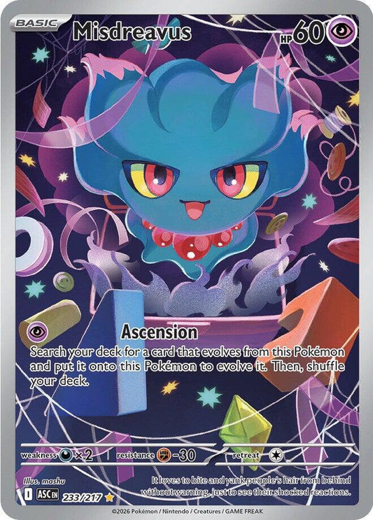 Misdreavus - 233/217 - ME: Ascended Heroes - #233/217