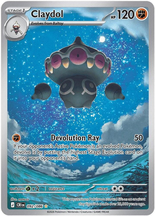 Claydol - 092/086 - ME04: Chaos Rising - #092/086