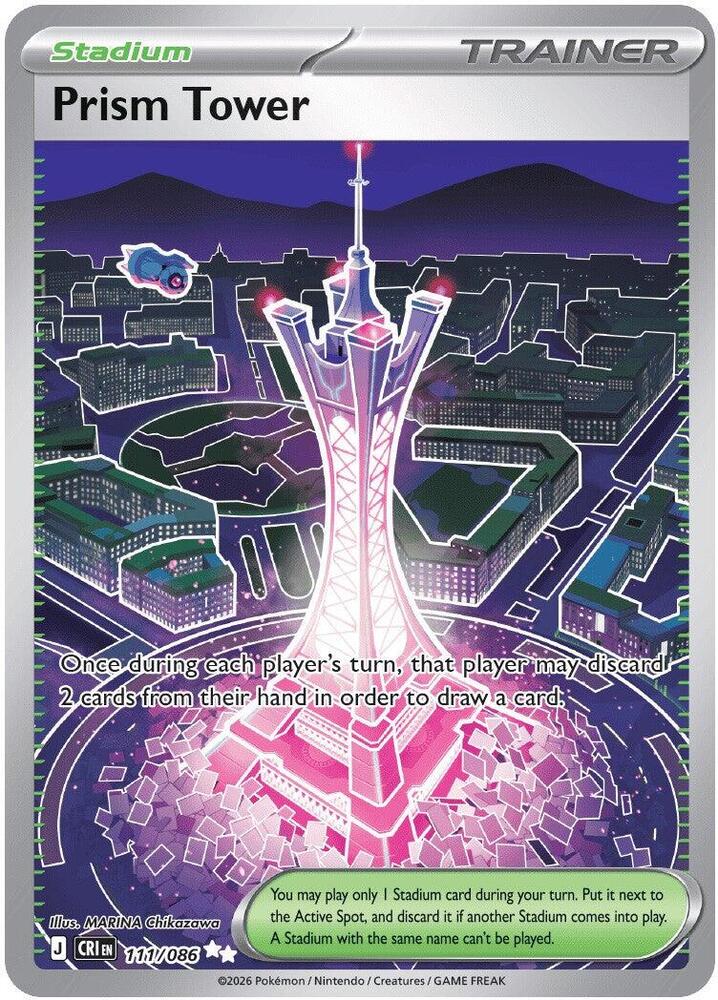 Prism Tower - 111/086 - ME04: Chaos Rising - #111/086